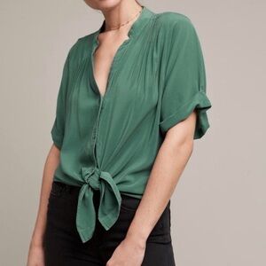 Anthropologie Maeve Juni Silk Blouse